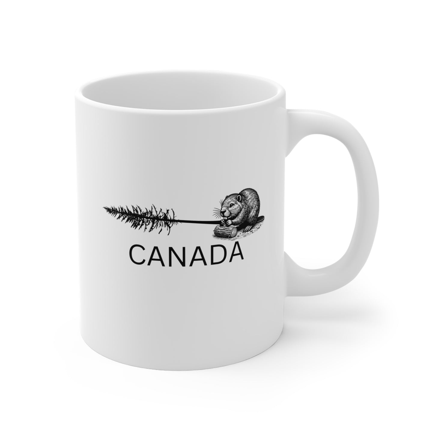 Canada Beaver Tree - Mug