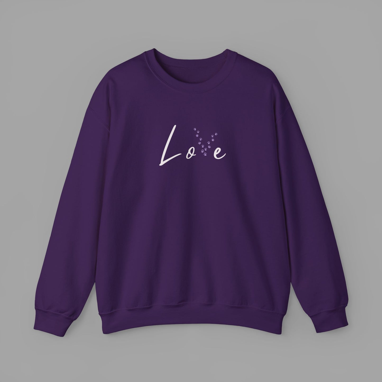 Love Paw Print - Sweatshirt (4 Colour Options)