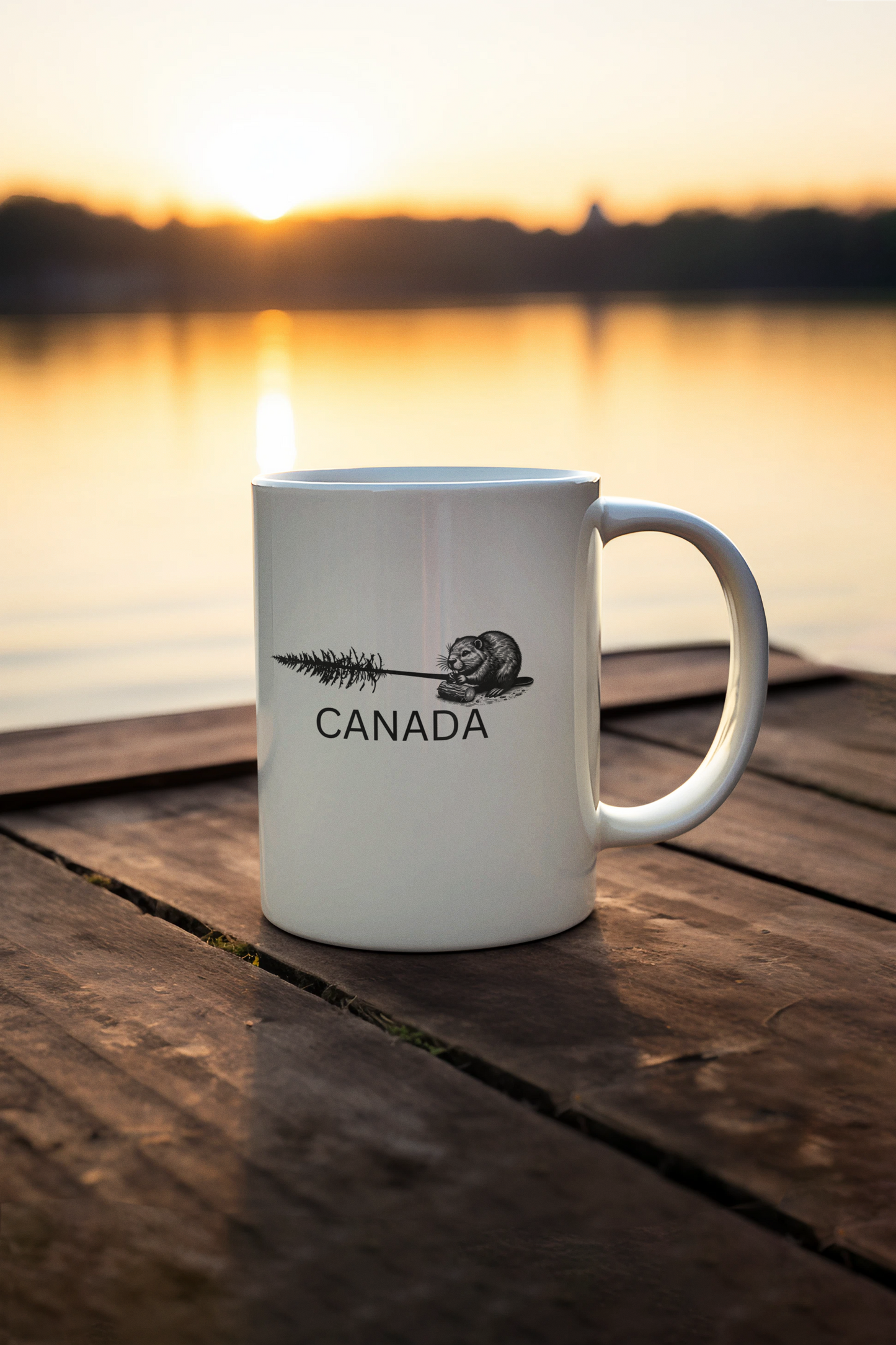 Canada Beaver Tree - Mug