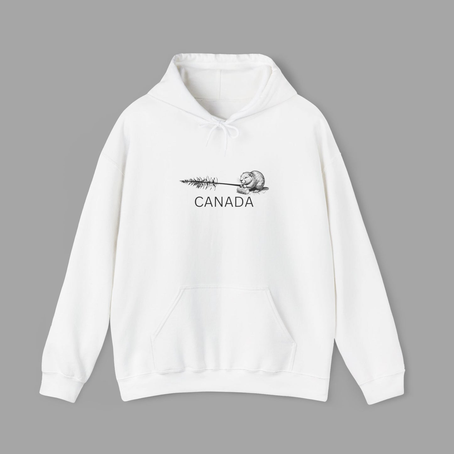 Canada Beaver Tree - Hoodie (5 Colour Options)