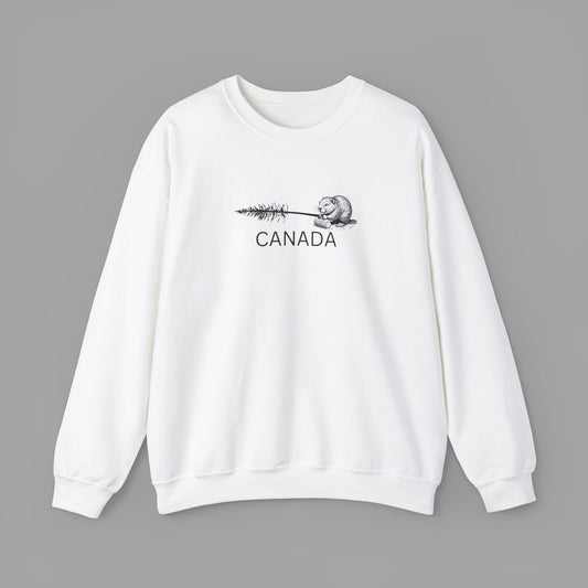 Canada Beaver Tree - Sweatshirt (5 Colour Options)