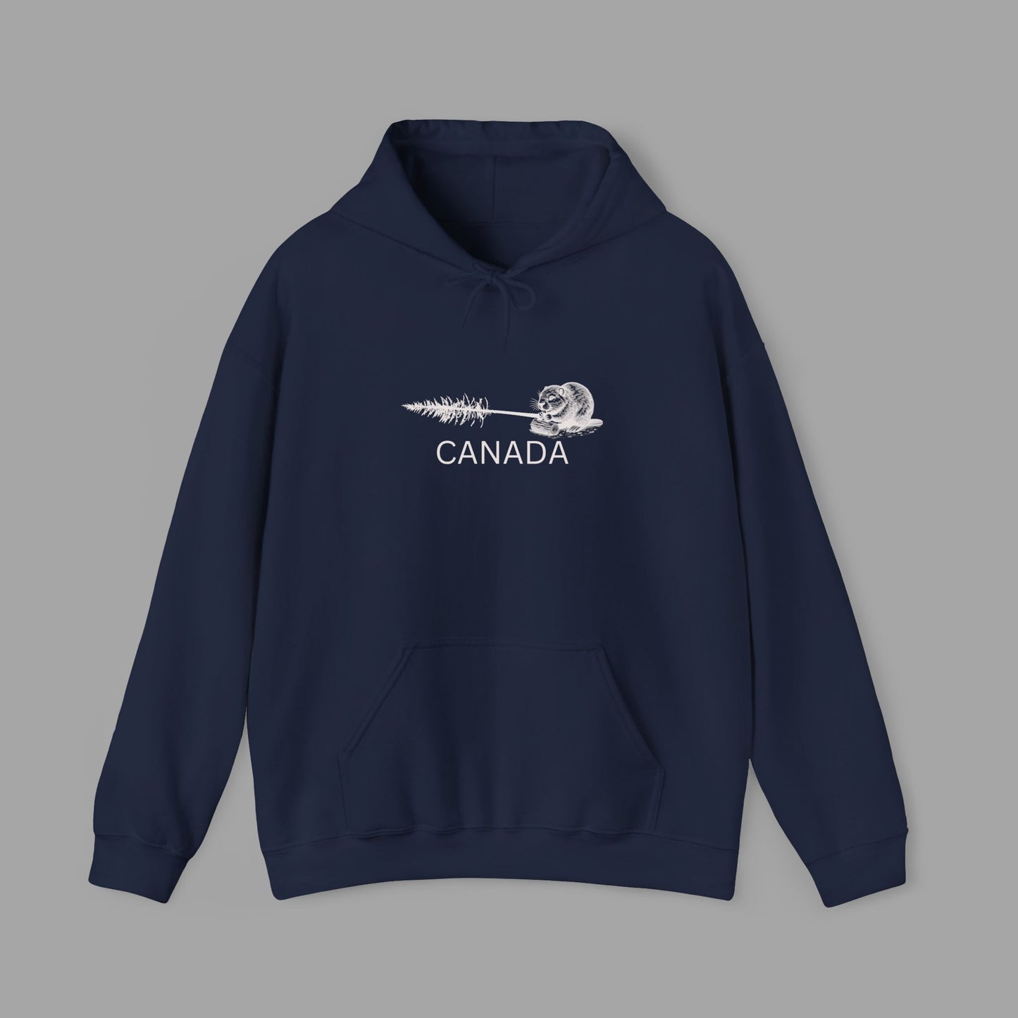 Canada Beaver Tree - Hoodie (5 Colour Options)