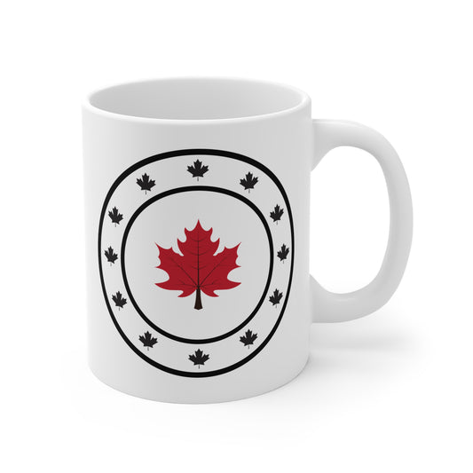 Maple Leaf Circle - Mug