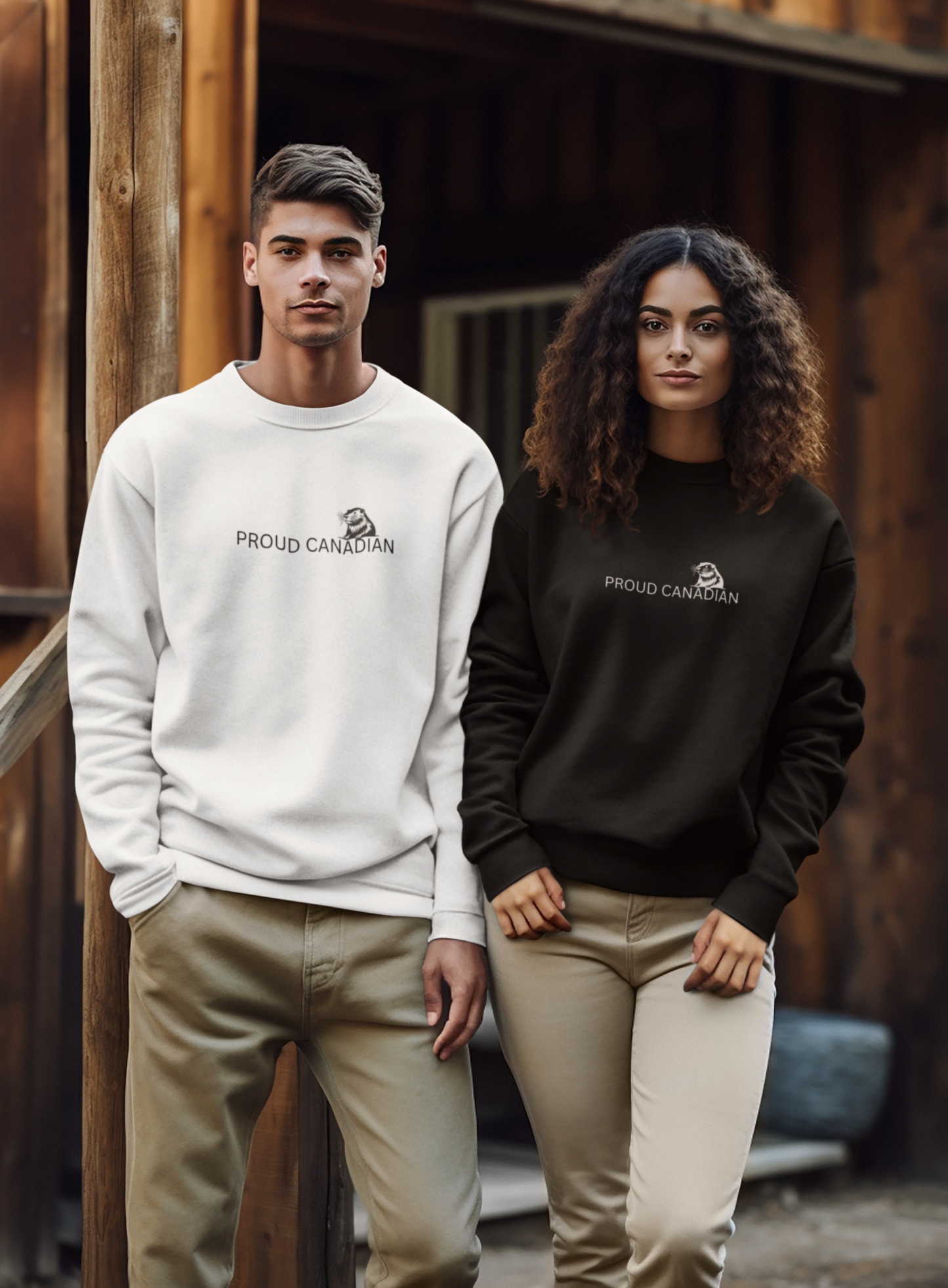 Proud Canadian Beaver - Sweatshirt (5 Colour Options)