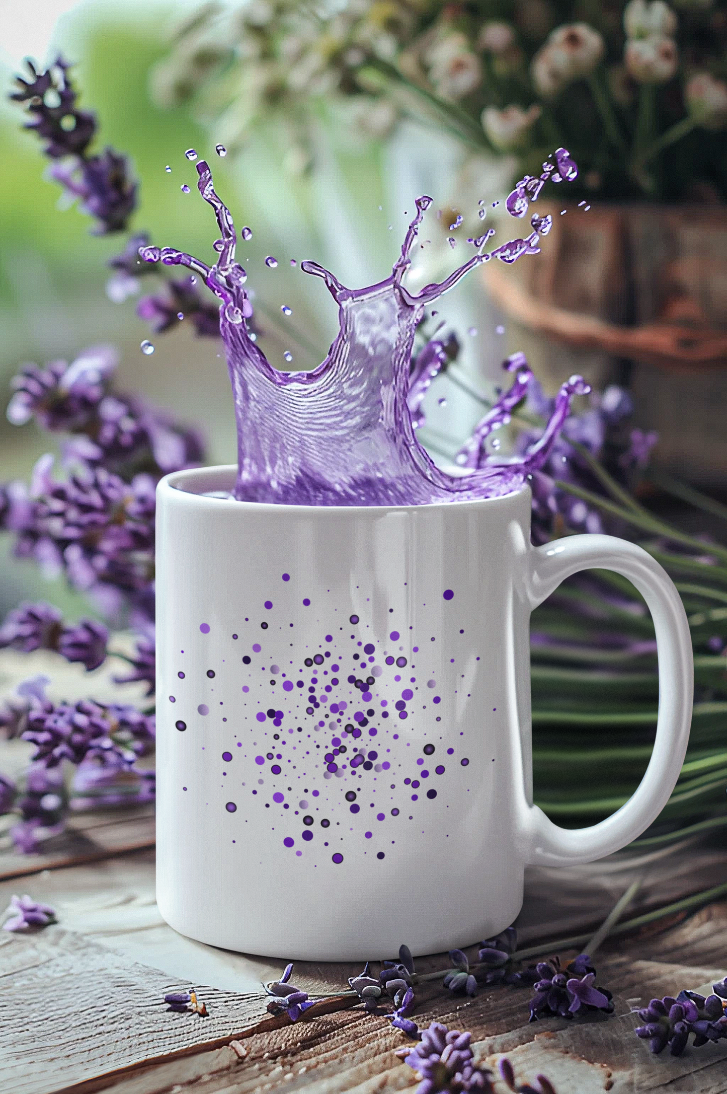 Purple Spray - Mug