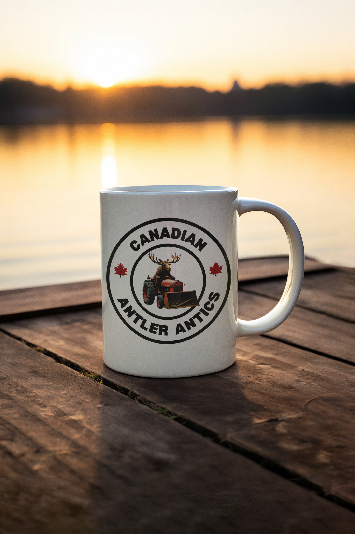 Canadian Antler Antics - Mug