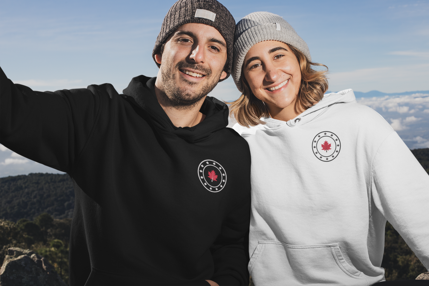 Maple Leaf Circle Logo -  Hoodie (5 Colour Options)